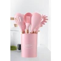 11 Pcs Silicone Kitchen Utensil Set Nonstick Cookware Kitchenware Set