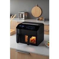 Dual Basket 9.5L Air Fryer with Smart Touch Screen