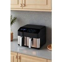 Dual Basket 9.5L Air Fryer with Smart Touch Screen