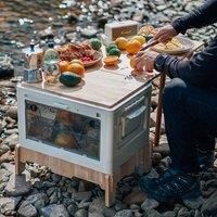 Multifunctional Outdoor Foldable Camping Storage Box Expanding Table