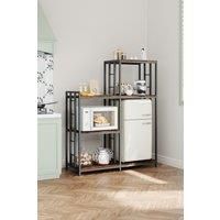 4-Tier Kitchen Storage Shelf Microwave Rack