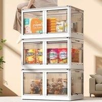 Stackable Foldable 3-Tier Storage Box