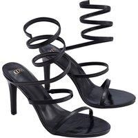 Spiral Ankle Wrap Strap High Heels Sandals