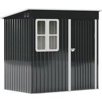 7X4FT Outdoor Metal Garden Storage Shed