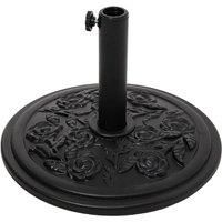 25kg Heavy Duty Round Flower Pattern Umbrella Base