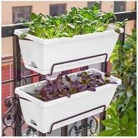 5-Piece Rectangle Garden Planter Set
