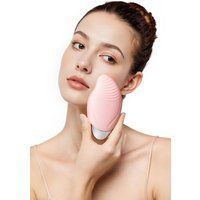 SHEONLY Electric Silicone Facial Cleansing Brush in Pink