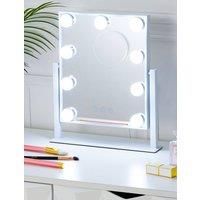 3 Lighting Modes Vanity Mirror with Magnifying Glass