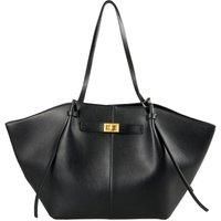 Winged PU Leather Tote Bag