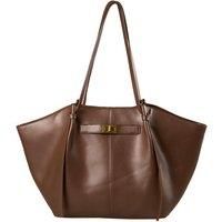 Winged PU Leather Tote Bag