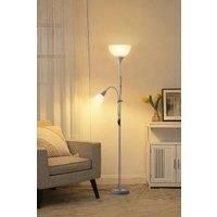 Contemporary 2 Head Standing Floor Lamp for Living Room