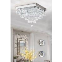 40W Dual-Layer LED Ceiling Light with Remote Operation