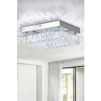 16W Square Crystal Ceiling Light