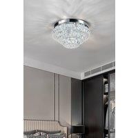 3-layer Stainless Steel K9 Crystal Ceiling Light