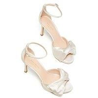 Kate Spade New York Women's Bridal Bow Satin Heeled Sandals - UK 8
