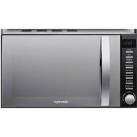 VYTRONIX Digital Microwave Oven 800W 20L 5 Power Levels Freestanding Black
