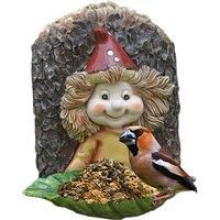 Cute Girl Bird Feeder