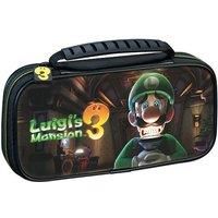 Officially Licensed Nintendo Switch Carrying Case - Slim Traveling Hard Shell Case - Adjustable Viewing Stand - Luigi's Mansion 3 Art Game Case
