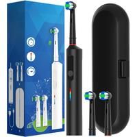 Intelligent Rotating Electric Toothbrush, Rechargeable Rotary Toothbrush Compatible with Oral B