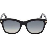 $415 Authentic Tom Ford TF614 01H Women's Black Square Sunglasses 52/19/140