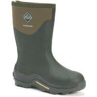Muck Boots Unisex Muckmaster Mid Pull On Waterproof Wellington Boot, Moss, 8