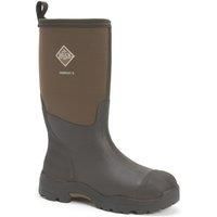 Muck Boots Unisex MB Derwent II Pull On Waterproof Wellington Boot, Bark, 11