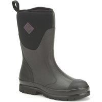 Muck Boots Women/'s Chore Classic Short Pull On Waterproof Wellington Boot, Black, 8