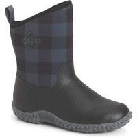 Muck Boots Women/'s Muckster II Mid Pull on Waterproof Mid Boot, Black Plaid, 7