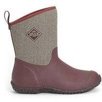 Muck Boots Women/'s Muckster II Mid Pull on Waterproof Mid Boot, Raisin, 8
