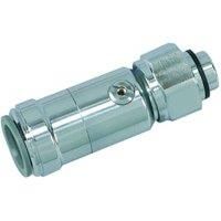 JG JOHN GUEST SPEEDFIT 15mm Tap Connector push fit Chrome Valve - 15PTSVP X2 £5