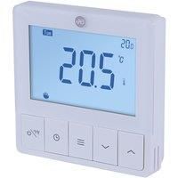 JG Underfloor JGSTATRF4BW Wireless RF Programmable Thermostat White 240V (784TA)