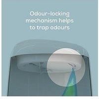 Angelcare Classic XL Nappy Bin, New Low-Cost Solution, Holds up to 70 Nappies, No Twist No Fuss, Less plastic Used, Includes 1x Octagonal Refill Cassette