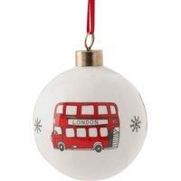 Simply London Bus Fine Bone China Bauble