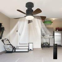 Ceiling Fans with Lights 36w 5 Blades 4 Speeds Timing Dia 45 cm