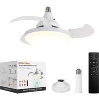 Ceiling Fans with Light Small Bladeless 40.64cm