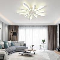 Dimmable LED Ceiling Fan with Lights,White