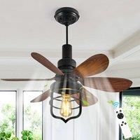 Garwarm Socket Small Ceiling Fan With Light (Bulb not Included£