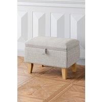 Upholstered Storage Ottoman Footstool