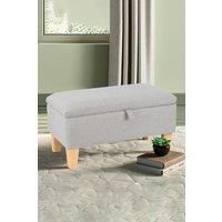 Wide Rectangle Storage Ottoman Footstool