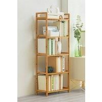 5 Tier Wood Audriel Bookcase