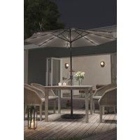 3m Olympia Traditional Garden Parasol with LED Light