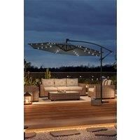 3m Cantilever Garden Parasol with LED Light