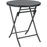 Round Foldable Steel Garden Dining Table