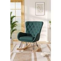 Modern Upholstered Rocking Chair