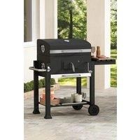 Charcoal BBQ Grill with Portable Trolley Garden Grill