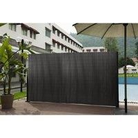 1.5*5M Dark Grey PVC Privacy Decorative Fences