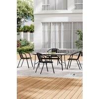 Rectangle 4 - Person 120Cm Long Dining Set
