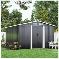 Large Metal Garden Tool Storage Shed