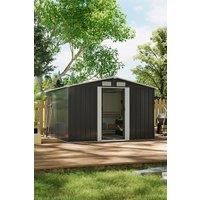 Large Metal Garden Tool Storage Shed
