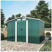 Large Metal Garden Tool Storage Shed